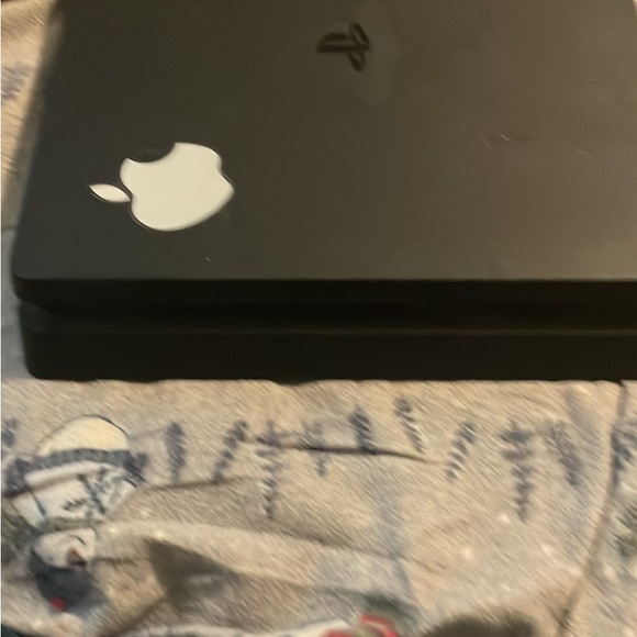 Sony Black Console with White Logo